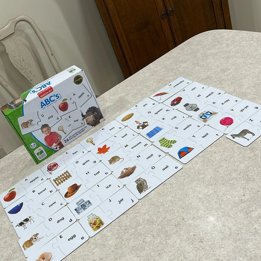 THE LEARNING JOURNEY 26 SELF-CORRECTING PUZZLE SETS TEACHING THE ALPHABET 3-6YRS